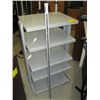 Image 1 : GLASS & METAL STEREO STAND/SHELF UNIT