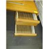 Image 2 : TEAK DESK W/UPPER HUTCH