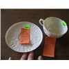 Image 1 : BELLEEK MASK TEA WARE TEA (6TH MARK), BELLEEK MASK TEA WARE SAUCER (5TH MARK)