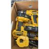 Image 7 : BOX OF CORDLESS DEWALT POWER TOOLS ALL WORKING WITH BATTERY AND 2 CHARGERS