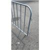 Image 4 : 48" X 77" STANDING METAL BARRIER