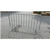 Image 1 : 48" X 77" STANDING METAL BARRIER