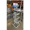 Image 2 : WIRE 4 TIER DISPLAY RACK AND METAL SIGN STAND