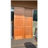 Image 1 : 2 SOLID WOOD 95" X 30" DOORS