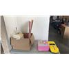 Image 1 : BOX OF BARBIES, BARBIE COLLECTIBLES AND HOUSE