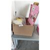 Image 2 : BOX OF BARBIES, BARBIE COLLECTIBLES AND HOUSE