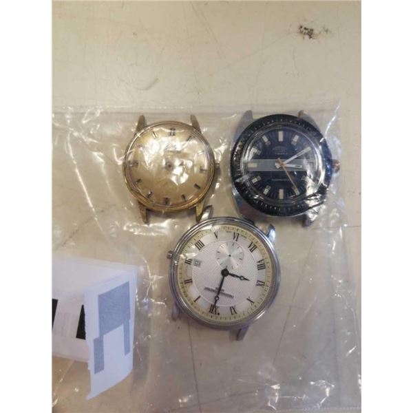 DIVERS WATCH HEAD WORKING WITH 2 AUTOMATIC WATCHES NEED REPAIR