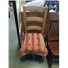 Image 2 : 2 DINING CHAIR WITH ROCKING CHAIR