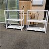 Image 2 : 2 METAL FOLDING SHELVES