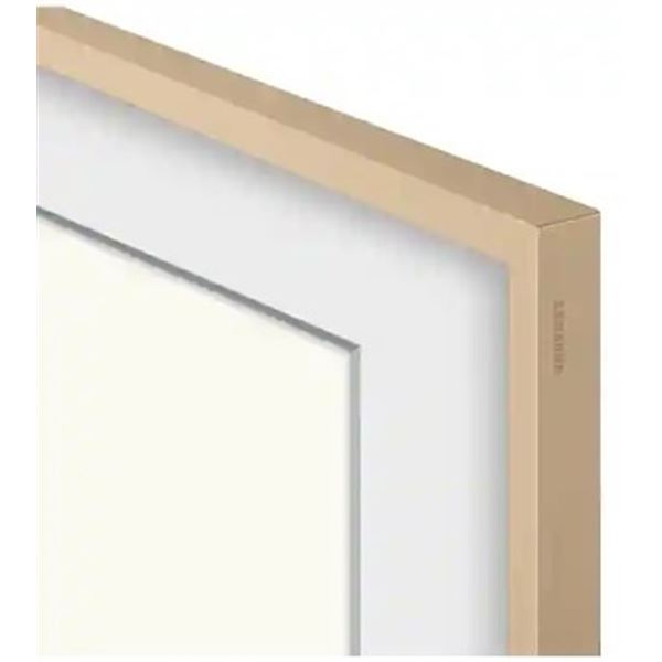 AS NEW SAMSUNG FRAME 65  BEIGE BEZEL - RETAIL $249