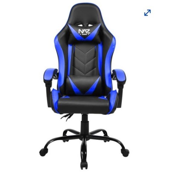 NAZ GAMING CHAIR COMPLETE IN BOX - RETAIL $299