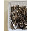 Image 2 : TRAY OF SILVER PLATED CUTLERY