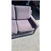 Image 3 : GREY MODERN MICROFIBRE LOVESEAT