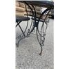 Image 3 : 3 PC METAL PATIO TILE TABLE SET