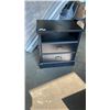 Image 1 : BLACK 2 DRAWER NIGHTSTAND