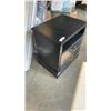 Image 2 : BLACK 2 DRAWER NIGHTSTAND