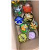 Image 10 : LOT OF ART GLASS PAPER WEIGHTS WITH REIGNDEER SPREADERS AND STEIN