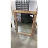 Image 1 : FRAMED BEVELLED MIRROR 29.5" X 41.5"