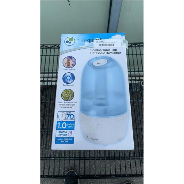 PURE GUARDIAN 1 GALLON ULTRASONIC HUMIDIFIER TESTED AND WORKING - RETAIL $69