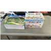 Image 1 : NEW INFLATABLE RAINBOW SPRINKLER AND 26 PC BEACH TOYS