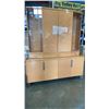 Image 1 : ITALIAN MADE EXCELSIOR LARGE 2 PC DISPLAY CABINET