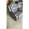 Image 3 : 2 SEATER MOVIE RECLINER WITH CUP HOLDERS AND CENTER STORAGE