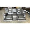 Image 8 : 2 SEATER MOVIE RECLINER WITH CUP HOLDERS AND CENTER STORAGE