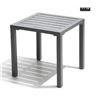 Image 1 : AS NEW LIONI PORTOFINO ALUMINUM SLAT SIDE TABLE - RETAIL $79