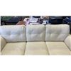 Image 8 : IVORY NAPOLI 100% LEATHER SOFA  AND ARM CHAIR MADE IN CANADA