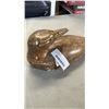 Image 2 : INUIT 1996 SANDSTONE STATUE SIGNED
