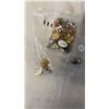 Image 2 : LOT OF EARRINGS AND PINS