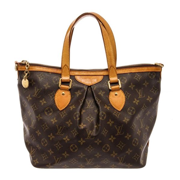 Louis Vuitton Brown Monogram Palermo PM Shoulder Bag