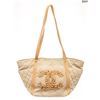 Image 1 : Chanel Beige Canvas CC Camelia Shoulder Bag