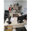 Image 2 : 3-Blonde Mica U Shaped Desk - 3 X $