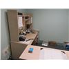 Image 2 : Contents of Office Including Desk/Credenza/File Cabinet & Side Chairs