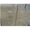 Image 2 : 4-5 Drawer Metal File Cabinet - 4 X $