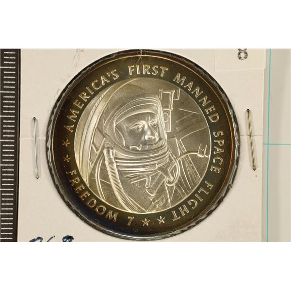 26.8 GRAM (.8616 OZ.) STERLING SILVER SPACE ROUND