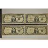 Image 1 : 1957, 2-57-A & 27-B US $1 SILVER CERTIFICATES BLUE