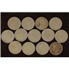 Image 1 : 13 LIBERTY "V" NICKELS: 1900-1912 ONE OF EACH YEAR
