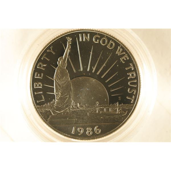 1986-S US PROOF HALF DOLLAR "STATUE OF LIBERTY"