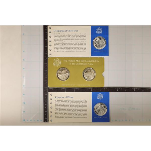 2 STERLING SILVER PF ROUND 1 .4 OZ. ASW TOTAL