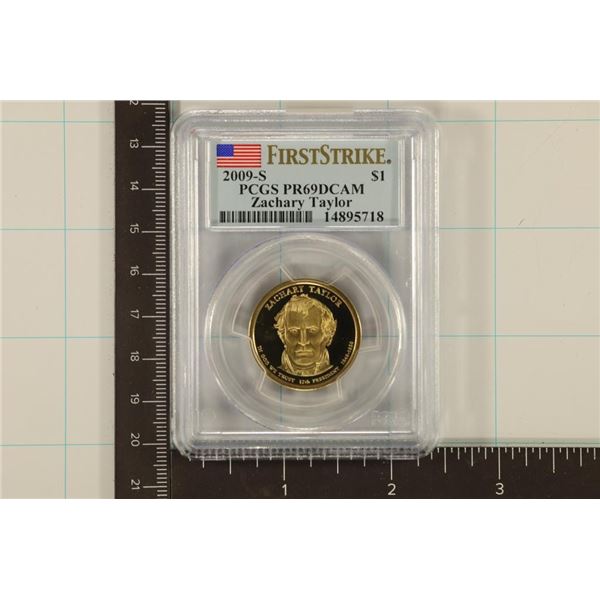 2009-S PRESIDENTIAL DOLLAR PCGS PR69 DCAM