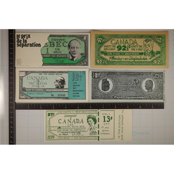 5-CANADA PROPAGANDA / ADVERTISING PIECES: WE