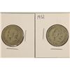Image 1 : 1937 & 1951 DOMINICAN REPUBLIC SILVER 25 CENTAVOS