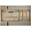 Image 1 : 4 ASSORTED VINTAGE RAILROAD STOCK CERTIFICATES