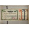 Image 2 : 4 ASSORTED VINTAGE RAILROAD STOCK CERTIFICATES