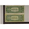 Image 2 : 1957 & 1957-A US STAR NOTE $1 SILVER CERTIFICATES