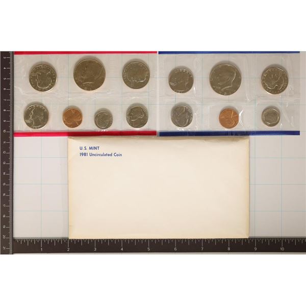 1981 US MINT SET (UNC) P/D/S (WITH ENVELOPE)