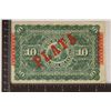 Image 2 : 1896 CUBA 10 PESO CRISP AU BILL WITH PLATA