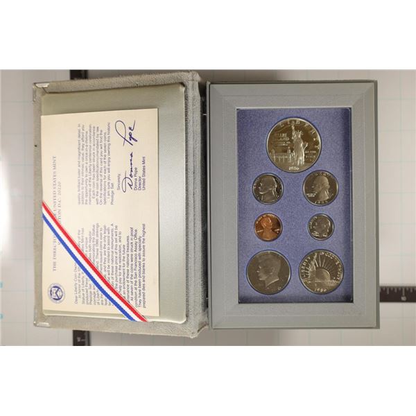 1986 US PRESTIGE PROOF SET STATUE OF LIBERTY